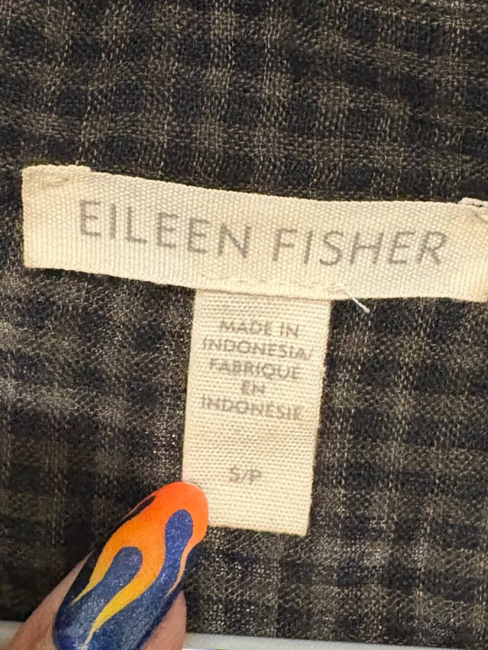 Eileen Fisher Organic Linen Boxy Shirt - Picture 2 of 3